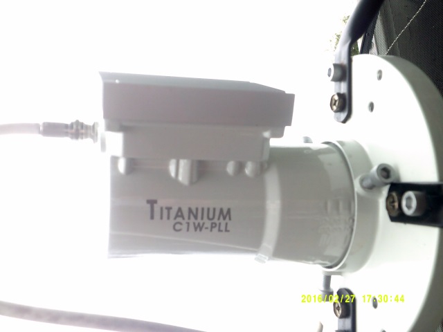 New Titanium Satellite C1W-PLL C-band LNB